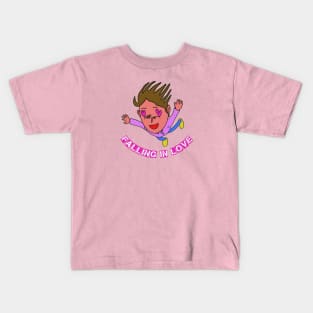 Falling in love Kids T-Shirt